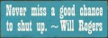 Shown in Old Turquoise with Cream lettering