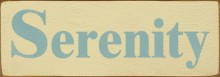 Shown in Old Cream with Sea Blue lettering