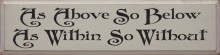 Shown in Old Putty with Black lettering