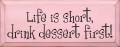 Shown in Old Baby Pink with Black lettering