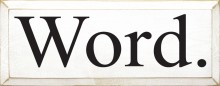 Shown in Old Cottage White with Black lettering