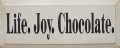 Shown in Old Cream with Black lettering