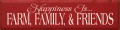 Shown in Old Red with Cream lettering