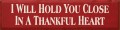 Shown in Old Red with Cream lettering