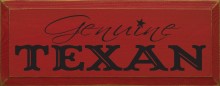 Shown in Old Red with Black lettering