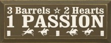 Shown in Old Brown with Cream lettering