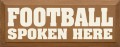 Shown in Old Toffee with Cream lettering