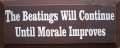 Shown in Old Brown with Cream lettering