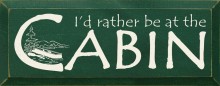 Shown In Old Green with Cream lettering