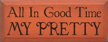 Shown in Old Burnt Orange with Black lettering