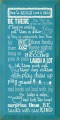 Shown in Old Turquoise with Cream lettering