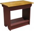 Shown in Old Burgundy with a Stained Top