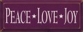 Shown in Old Elderberry with Cream lettering