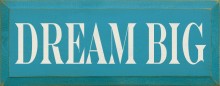 Shown in Old Turquoise with Cream lettering