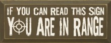Shown in Old Brown with Cream lettering