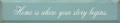 Shown in Old Sea Blue with Cream lettering