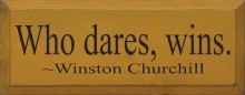 Shown in Old Gold with Black lettering