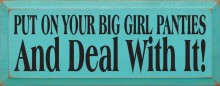 Shown in Old Aqua with Black lettering