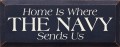 Shown in Old Blue with Cream lettering