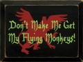 ONLY AVAILABLE IN THE COLORS SHOWN: Old Black with Red Monkey and Apple lettering