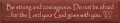 Shown in Old Burgundy with Cream lettering