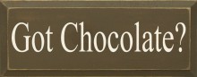 Shown in Old Brown with Cream lettering