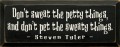 Shown in Old Black with Cream lettering