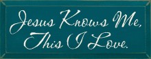 Shown in Old Peacock with Cream lettering