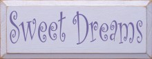 Shown in Old Lavender with Purple lettering