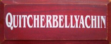 Shown in Old Red with Cream lettering