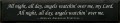 Shown in Old Black with Cream lettering