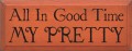 Shown in Old Burnt Orange with Black lettering