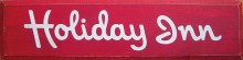 Shown in Old Red with Cream lettering