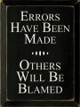 Shown in Old Black with Cream lettering