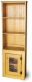 Straight hutch shown in Old Mustard with a screen door