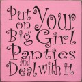 Shown in Old Pink with Black lettering