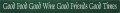 Shown in Old Green with Cream lettering