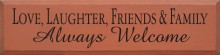 Shown in Old Paprika with Black lettering