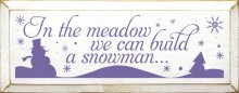 Shown in Old Cottage White with Purple lettering