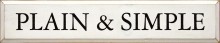 Shown in Old Cottage White with Black lettering