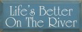 Shown in Old Williamsburg Blue with Cream lettering