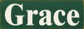 Shown in Old Green with Cream lettering